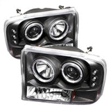 Spyder Ford F250 Super Duty 99-04 Projector Version 2 LED Halo LED Blk PRO-YD-FF25099-1P-G2-BK SPYDER Headlights  AXOPROS