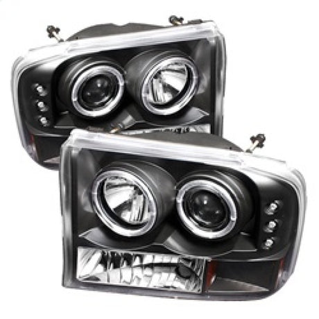 Spyder Ford F250 Super Duty 99-04 Projector Version 2 LED Halo LED Blk PRO-YD-FF25099-1P-G2-BK SPYDER Headlights  AXOPROS