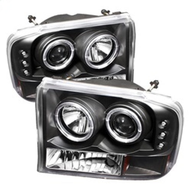 Spyder Ford F250 Super Duty 99-04 Projector Version 2 LED Halo LED Blk PRO-YD-FF25099-1P-G2-BK SPYDER Headlights  AXOPROS