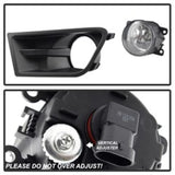 Spyder Ford Mustang 10-12 OEM Fog Light W/Universal Switch- Clear FL-FM2015-C SPYDER Fog Lights  AXOPROS