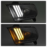 Spyder Ford Mustang 10-13 Projector Headlights - HID Model Only - Black PRO-YD-FM2010V2-HID-BK SPYDER Headlights  AXOPROS