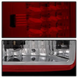 Spyder GMC Sierra 07-13 (Not 3500 Dually 4 Rear Wheels)LED Tail Lights Red Clear ALT-YD-GS07-LED-RC SPYDER Tail Lights  AXOPROS