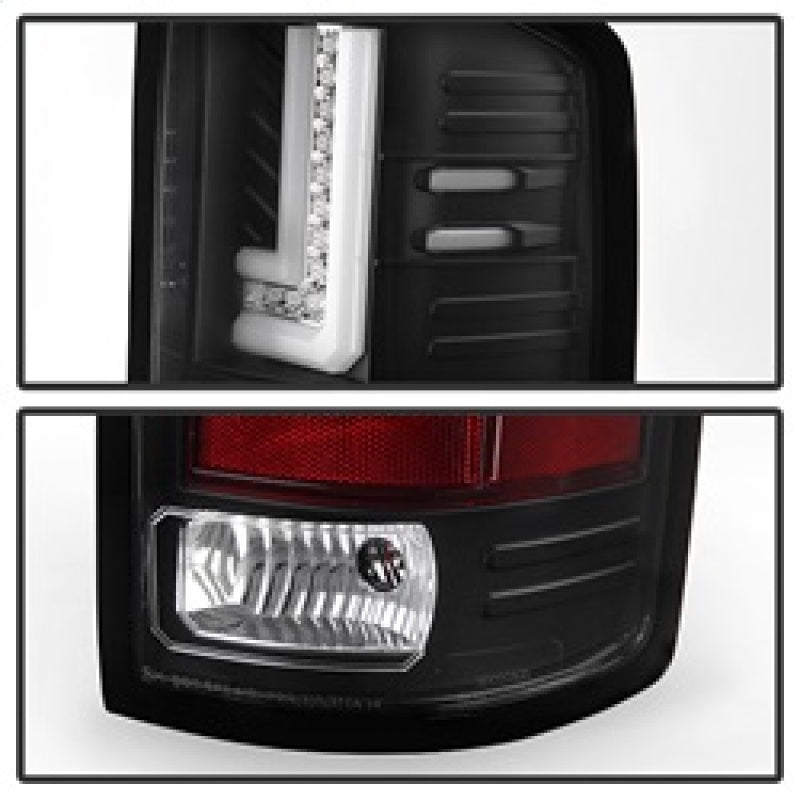 Spyder GMC Sierra 14-16 LED Tail Lights Black ALT-YD-GS14-LBLED-BK SPYDER Tail Lights  AXOPROS