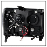 Spyder GMC Sierra 1500/GMC Sierra Denali 08-13 Projector LED Halo- LED Blk PRO-YD-GS07-HL-BK SPYDER Headlights  AXOPROS