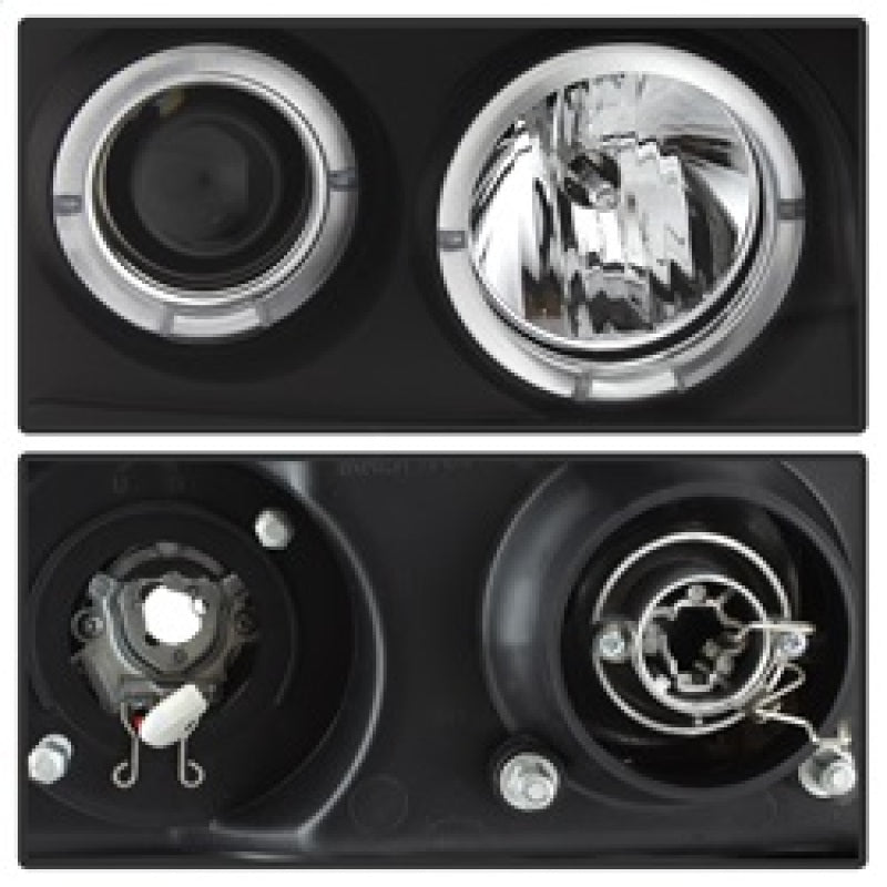 Spyder GMC Sierra 1500/GMC Sierra Denali 08-13 Projector LED Halo- LED Blk PRO-YD-GS07-HL-BK SPYDER Headlights  AXOPROS