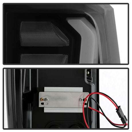 Spyder GMC Sierra 19-20 Incandescent Bulb Model Only LED Tail Lights-Black Smoke ALT-YD-GS19-LED-BSM SPYDER Tail Lights  AXOPROS