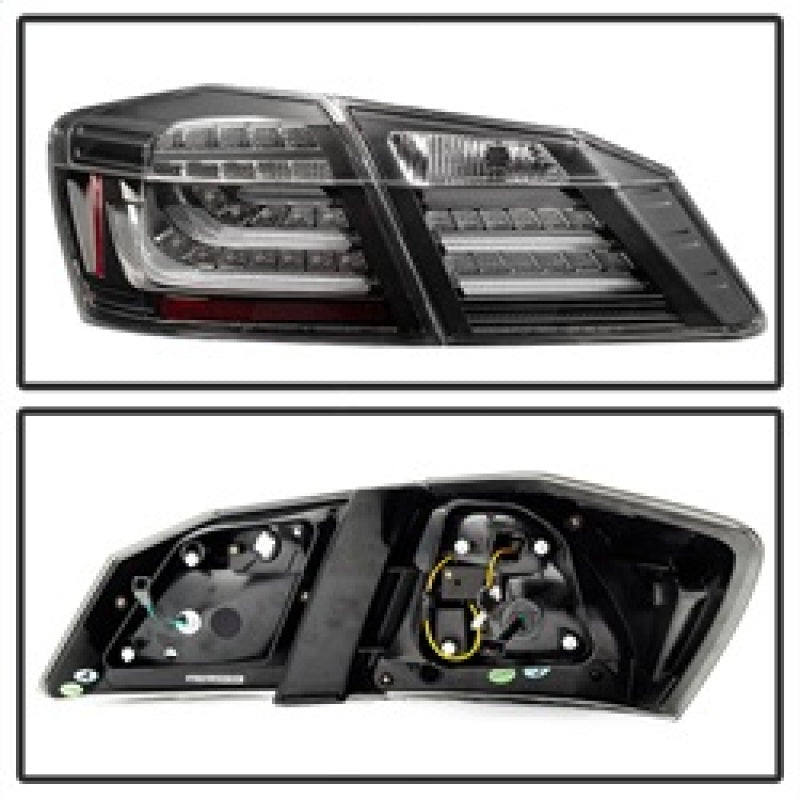 Spyder Honda Accord 2013-2015 4DR LED Tail Lights - Black ALT-YD-HA13LED-LED-BK SPYDER Tail Lights  AXOPROS