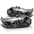 Spyder Honda Civic 06-08 2Dr Projector Headlights LED Halo Black High H1 Low H1 PRO-YD-HC06-2D-HL-BK SPYDER Headlights  AXOPROS