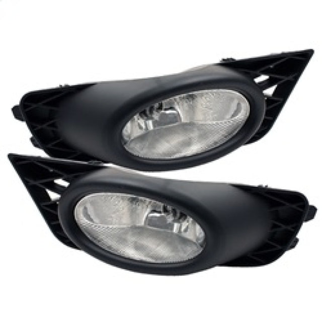 Spyder Honda Civic 09-11 4Dr OEM Fog Lights W/Switch- Clear FL-CL-HC09-4D-C SPYDER Fog Lights  AXOPROS