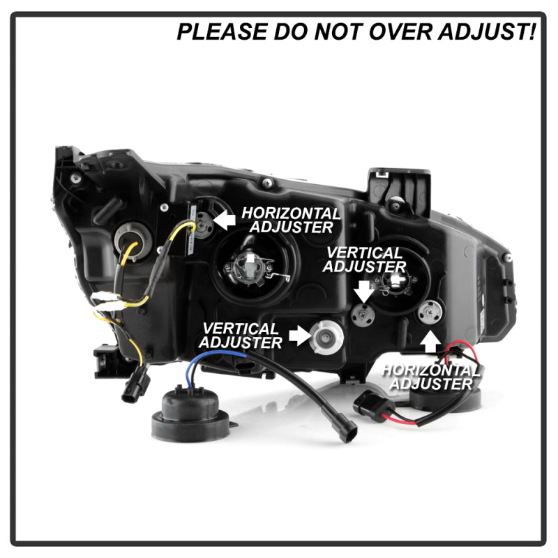 Spyder Honda Civic 16- 2DR/4DR/Hatchback Projector Headlights - Black PRO-YD-HC16SI-SEQGR-BK SPYDER Headlights  AXOPROS