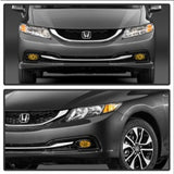 Spyder Honda Civic 2013-2014 4dr OEM Fog Light W/Switch Yellow FL-HC2013-4D-Y SPYDER Fog Lights  AXOPROS