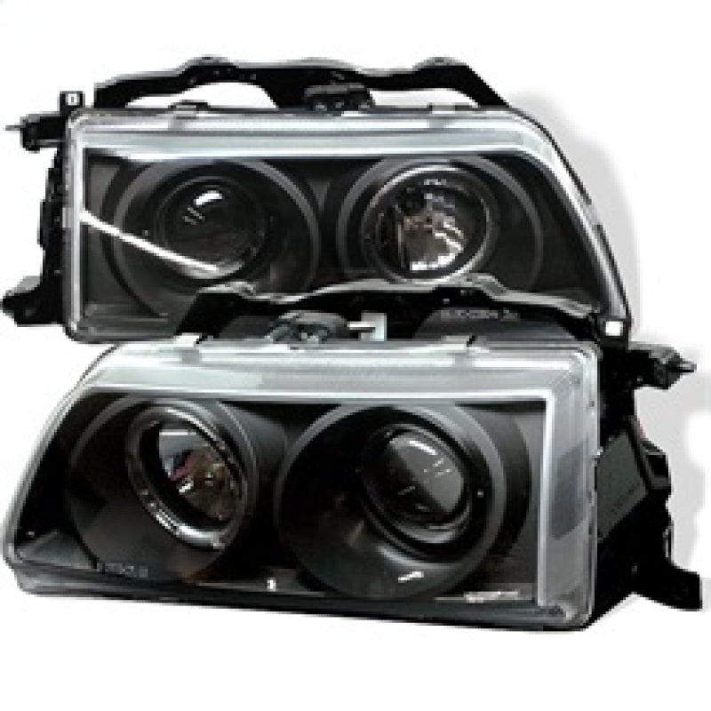 Spyder Honda Civic 90-91/CRX 90-91 Projector Headlights LED Halo Blk PRO-YD-HC90-HL-BK SPYDER Headlights  AXOPROS