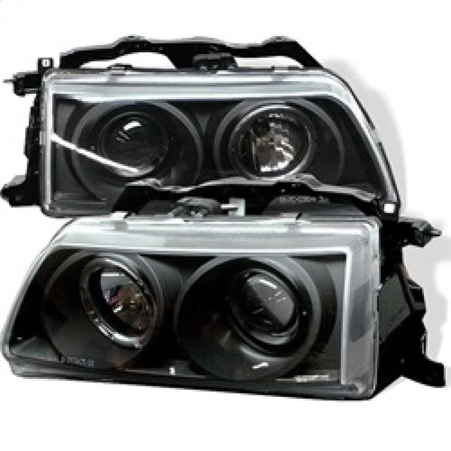 Spyder Honda Civic 90-91/CRX 90-91 Projector Headlights LED Halo Blk PRO-YD-HC90-HL-BK SPYDER Headlights  AXOPROS