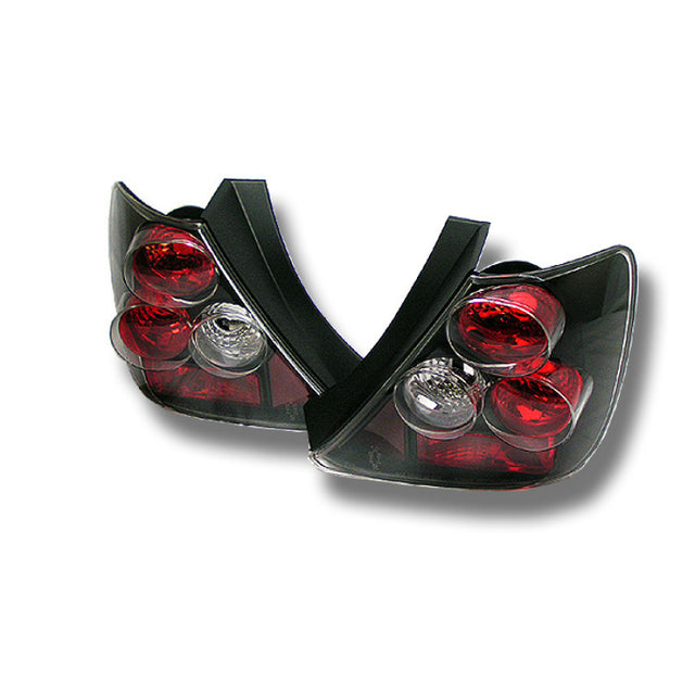Spyder Honda Civic Si 03-05 Hatchback 3DR Euro Style Tail Lights Black ALT-YD-HC03-3D-BK SPYDER Tail Lights  AXOPROS