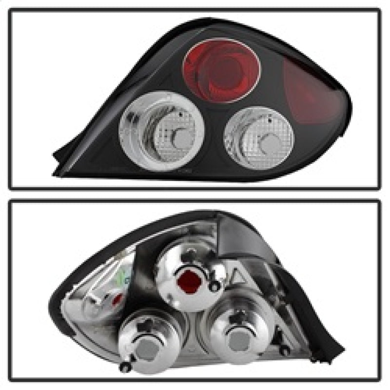 Spyder Hyundai Tiburon 03-05 Euro Style Tail Lights Black ALT-YD-HYT03-BK SPYDER Tail Lights  AXOPROS