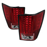 Spyder Jeep Grand Cherokee 07-10 LED Tail Lights Red Clear ALT-YD-JGC07-LED-RC SPYDER Tail Lights  AXOPROS