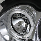 Spyder Mercedes Benz CLK 03-09 Projector Halogen Model- LED Halo DRL Chrm PRO-YD-MBCLK03-DRL-C SPYDER Headlights  AXOPROS