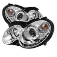 Spyder Mercedes Benz CLK 03-09 Projector Halogen Model- LED Halo DRL Chrm PRO-YD-MBCLK03-DRL-C SPYDER Headlights  AXOPROS