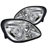Spyder Mercedes Benz SLK 98-04 Projector Halogen Model- LED Halo Chrm PRO-YD-MBSLK98-1PC-HL-C SPYDER Headlights  AXOPROS