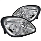Spyder Mercedes Benz SLK 98-04 Projector Halogen Model- LED Halo Chrm PRO-YD-MBSLK98-1PC-HL-C SPYDER Headlights  AXOPROS
