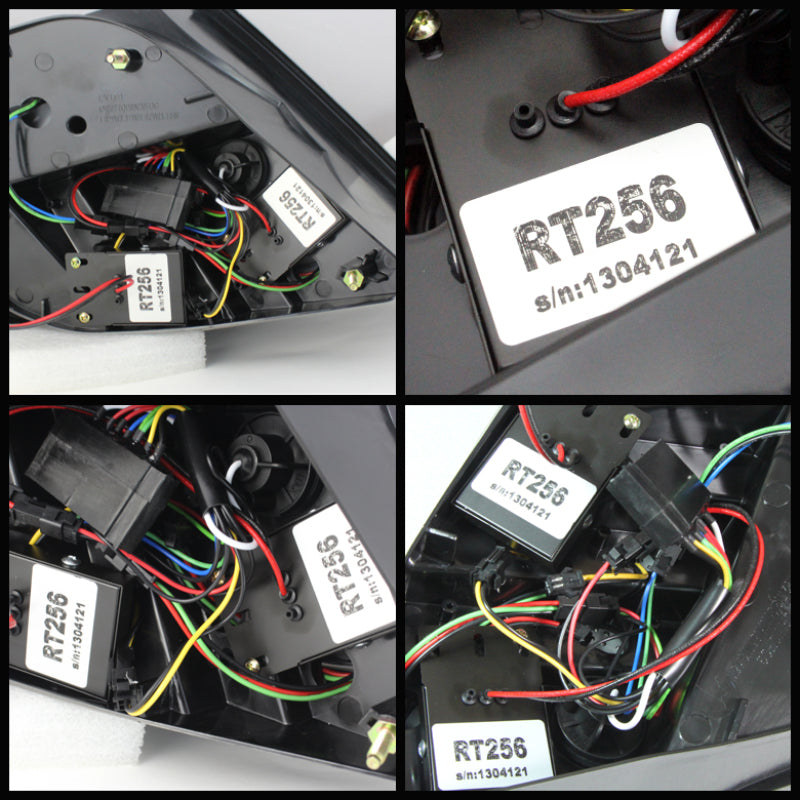 Spyder Mercedes Benz W204 C-Class 11-14 LED Tail Lights - Blk ALT-YD-MBZC11-LED-BK SPYDER Tail Lights  AXOPROS