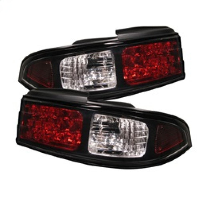 Spyder Nissan 240SX 95-98 LED Tail Lights Black ALT-YD-N240SX95-LED-BK SPYDER Tail Lights  AXOPROS
