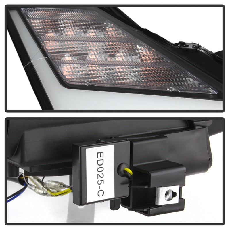 Spyder Nissan GTR R35 09-14 - Projector Headlights - DRL LED - Black SPYDER Headlights  AXOPROS