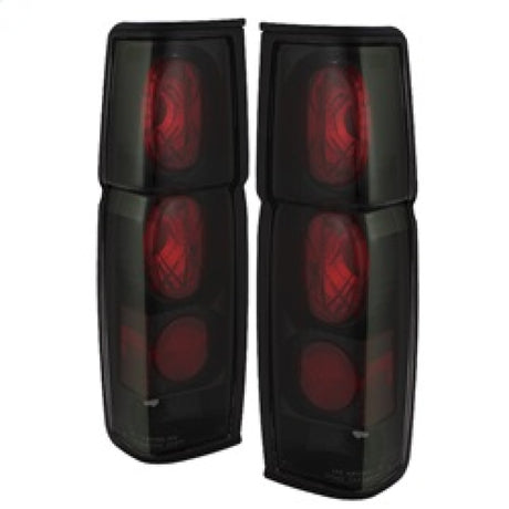 Spyder Nissan Hardbody 86-97 Euro Style Tail Lights Black Smoke ALT-YD-NH86-BSM SPYDER Tail Lights  AXOPROS