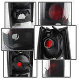 Spyder Nissan Hardbody 86-97 Euro Style Tail Lights Black Smoke ALT-YD-NH86-BSM SPYDER Tail Lights  AXOPROS