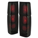 Spyder Nissan Hardbody 86-97 Euro Style Tail Lights Black Smoke ALT-YD-NH86-BSM SPYDER Tail Lights  AXOPROS