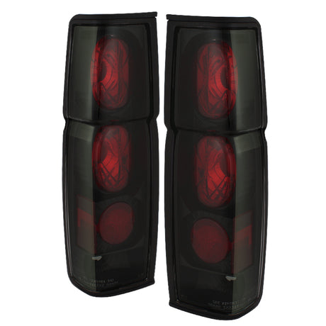 Spyder Nissan Hardbody 86-97 Euro Style Tail Lights Black Smoke ALT-YD-NH86-BSM SPYDER Tail Lights  AXOPROS