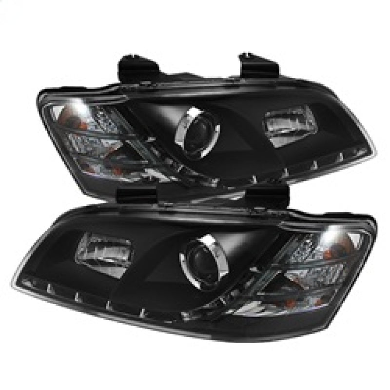 Spyder Pontiac G8 08-09 Projector Headlights DRL Black High H1 Low H7 PRO-YD-PG808-DRL-BK SPYDER Headlights  AXOPROS