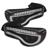 Spyder Scion FRS 12-14/Subaru BRZ 12-14 Light Bar LED Tail Lights Black ALT-YD-SFRS12-LBLED-BK SPYDER Tail Lights  AXOPROS
