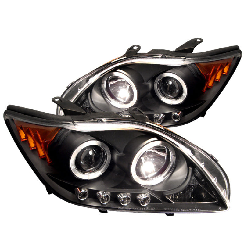 Spyder Scion TC 05-07 Projector Headlights LED Halo -Replaceable LEDs Blk PRO-YD-TTC04-HL-AM-BK SPYDER Headlights  AXOPROS
