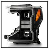Spyder Signature 20-22 Ford F250/F350 (Halogen) Proj. Headlights - Black (PRO-YD-FS20HALSI-SEQ-BK) SPYDER Headlights  AXOPROS