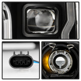 Spyder Signature 20-22 Ford F250/F350 (Halogen) Proj. Headlights - Black (PRO-YD-FS20HALSI-SEQ-BK) SPYDER Headlights  AXOPROS