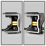 Spyder Signature 20-22 Ford F250/F350 (Halogen) Proj. Headlights - Black (PRO-YD-FS20HALSI-SEQ-BK) SPYDER Headlights  AXOPROS