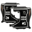 Spyder Signature 20-22 Ford F250/F350 (Halogen) Proj. Headlights - Black (PRO-YD-FS20HALSI-SEQ-BK) SPYDER Headlights  AXOPROS