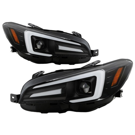Spyder Subaru Impreza WRX 15-20 Halogen Model Projector Headlights - Black PRO-YD-SWRX15SI-SBSEQ-BK SPYDER Headlights  AXOPROS