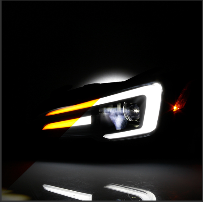 Spyder Subaru Impreza WRX 15-20 LED High-Power LED Headlights-Black PRO-YD-SWRX15LEDAP-SBSEQ-BK SPYDER Headlights  AXOPROS