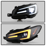Spyder Subaru Impreza WRX 15-20 LED High-Power LED Headlights-Black PRO-YD-SWRX15LEDAP-SBSEQ-BK SPYDER Headlights  AXOPROS