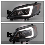 Spyder Subaru WRX 08-09 Projector Headlights - HID Model Only - Black PRO-YD-SWRX08-HID-LBDRL-BK SPYDER Headlights  AXOPROS