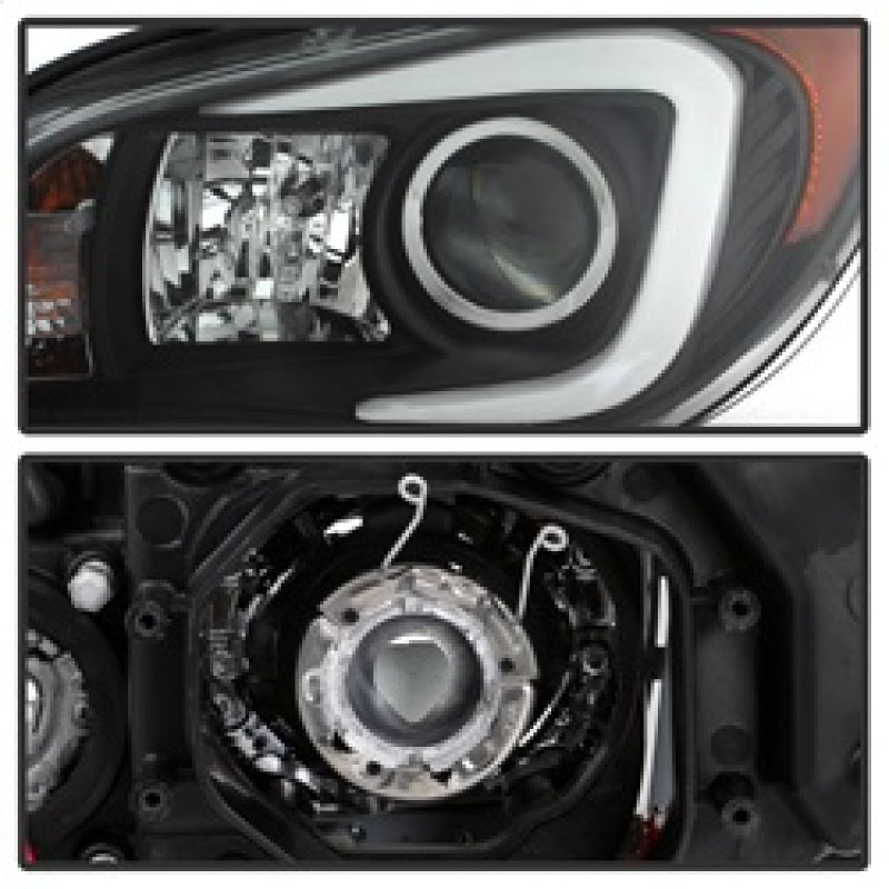 Spyder Subaru WRX 2006-2007 Projector Headlights - Halogen Only - Black PRO-YD-SWRX06-LBDRL-BK SPYDER Headlights  AXOPROS