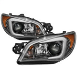 Spyder Subaru WRX 2006-2007 Projector Headlights - Halogen Only - Black PRO-YD-SWRX06-LBDRL-BK SPYDER Headlights  AXOPROS