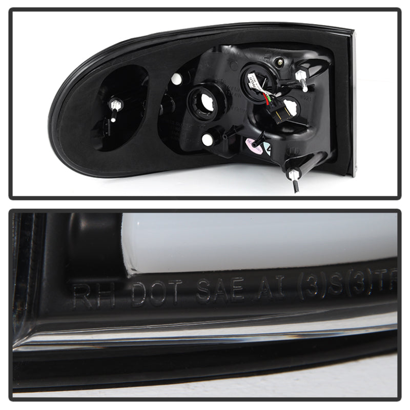 Spyder Toyota FJ Cruiser 07-13 Light Bar LED Tail Lights Black ALT-YD-TFJ07-LBLED-BK SPYDER Tail Lights  AXOPROS