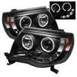 Spyder Toyota Tacoma 05-11 Projector Headlights LED Halo LED Black High H1 Low H1 PRO-YD-TT05-HL-BK SPYDER Headlights  AXOPROS