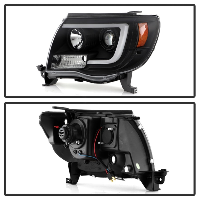 Spyder Toyota Tacoma 05-11 V2 High-Power LED Headlights - Black PRO-YD-TT05PL-BK SPYDER Headlights  AXOPROS