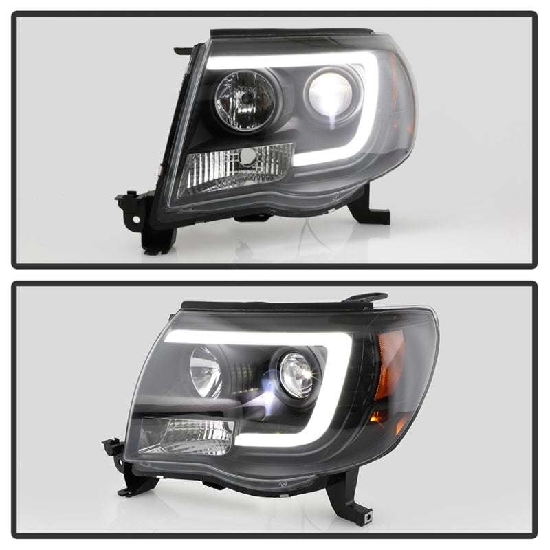 Spyder Toyota Tacoma 05-11 V2 High-Power LED Headlights - Black PRO-YD-TT05PL-BK SPYDER Headlights  AXOPROS