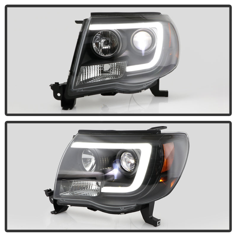Spyder Toyota Tacoma 05-11 V2 High-Power LED Headlights - Black PRO-YD-TT05PL-BK SPYDER Headlights  AXOPROS