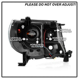 Spyder Toyota Tacoma 05-11 V2 High-Power LED Headlights - Black PRO-YD-TT05PL-BK SPYDER Headlights  AXOPROS